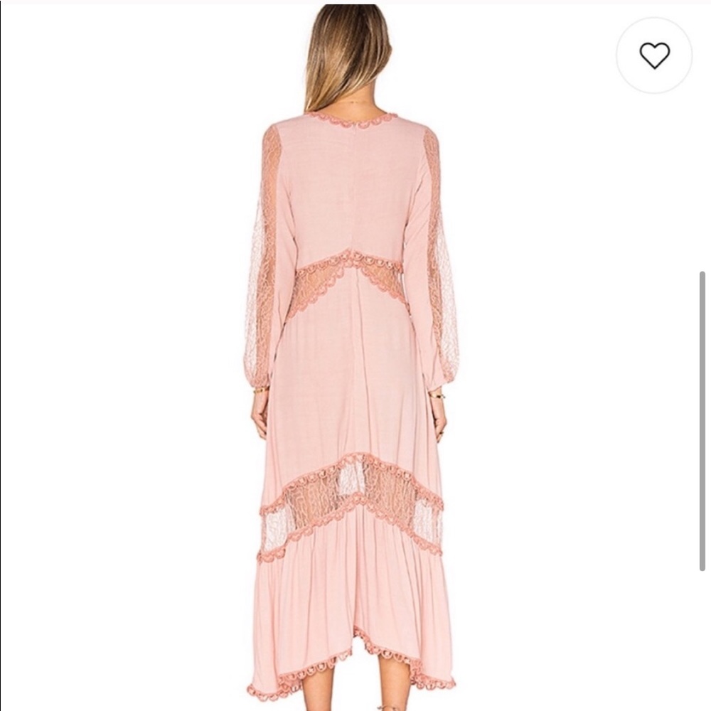 For Love and Lemons Lilou Midi Dress Sz S FL&L EUC - Picture 6 of 16